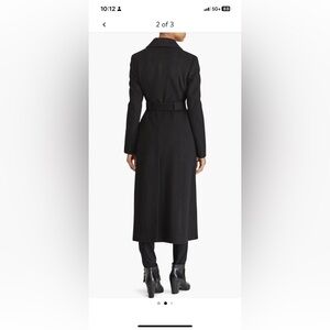 Lauren Ralph Lauren Women's Brown Wool Blend Trench Coat